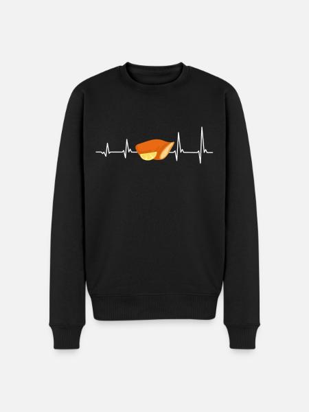 Schnitzelfan Heartbeat Schnitzel - Pull Premium bio Homme - noir