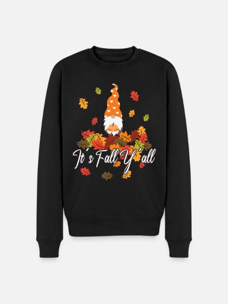 Elves Lovers Thanksgiving Fall - Men's Premium Organic Jumper - black