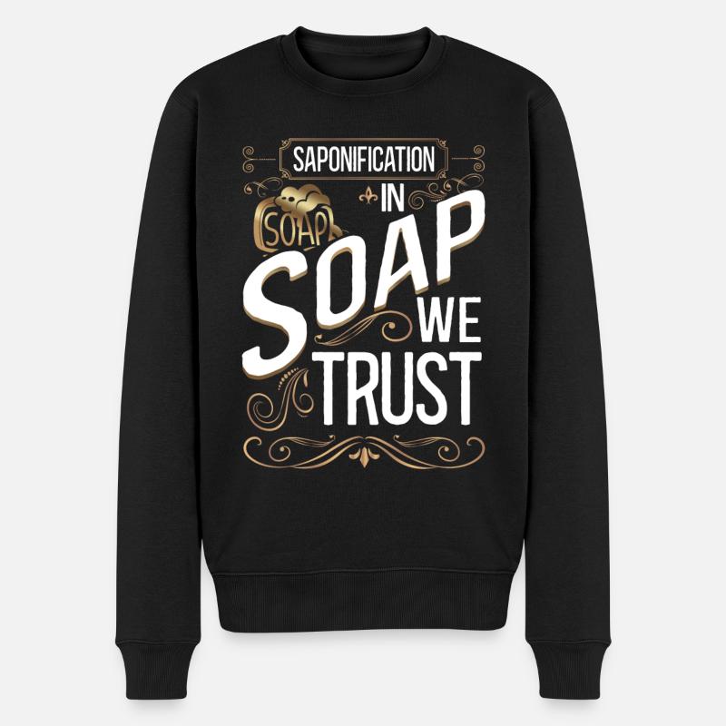Fabrication de savon - Pull Premium bio Homme - noir