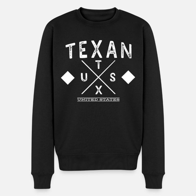 Dictons texans Texan Texas Pride - Pull Premium bio Homme - noir