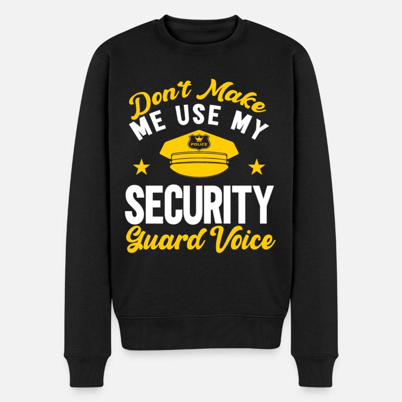 Ma voix de sécurité - Pull Premium bio Homme - noir