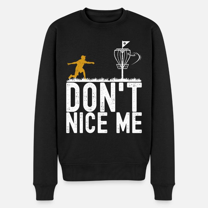 Disc Golf Disc Golfeur - Pull Premium bio Homme - noir