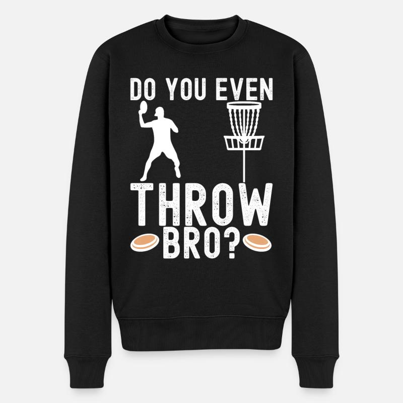 Disc Golf Disc Golfer - Männer Premium Bio Pullover - Schwarz