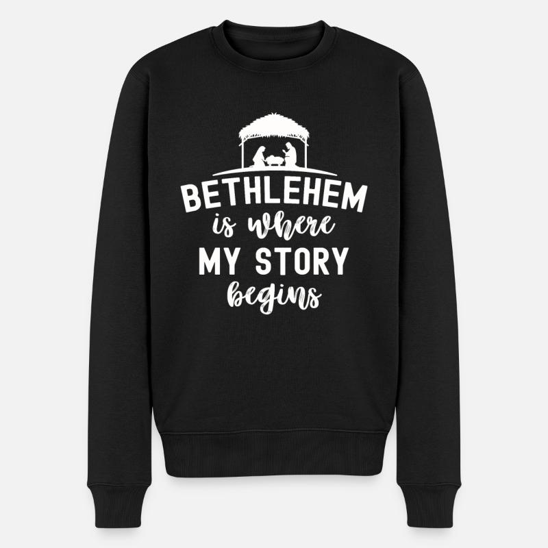 Christianisme - Pull Premium bio Homme - noir
