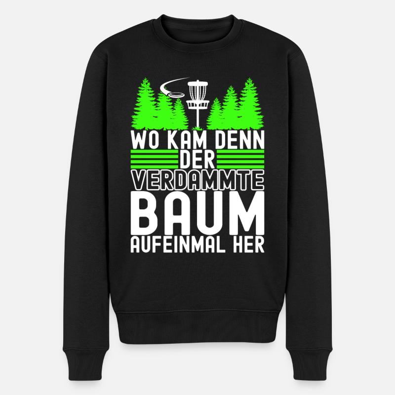 Disc Golf Disc Golfer - Männer Premium Bio Pullover - Schwarz