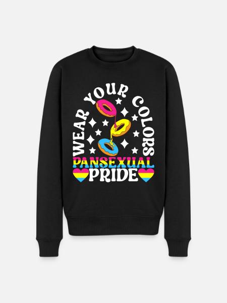 LGBTQ Pansexual - Men's Premium Organic Jumper - black