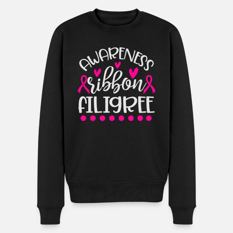 Sensitization loop - Men's Premium Organic Jumper - black