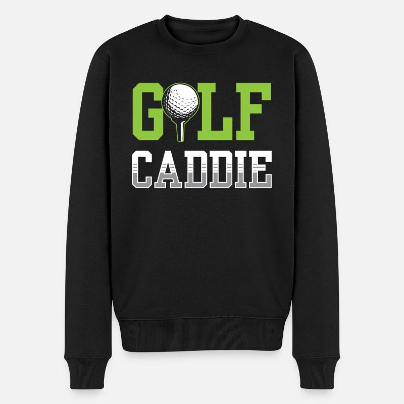 Golf Caddie Profession Golfeur Golf - Pull Premium bio Homme - noir