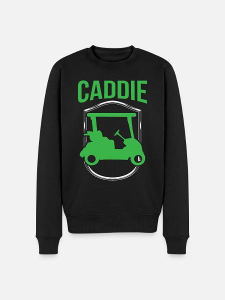 Caddie Profession Golfer Golf Golf - Men's Premium Organic Jumper - black