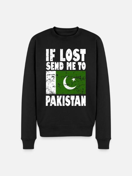 Drapeau pakistanais - Pull Premium bio Homme - noir