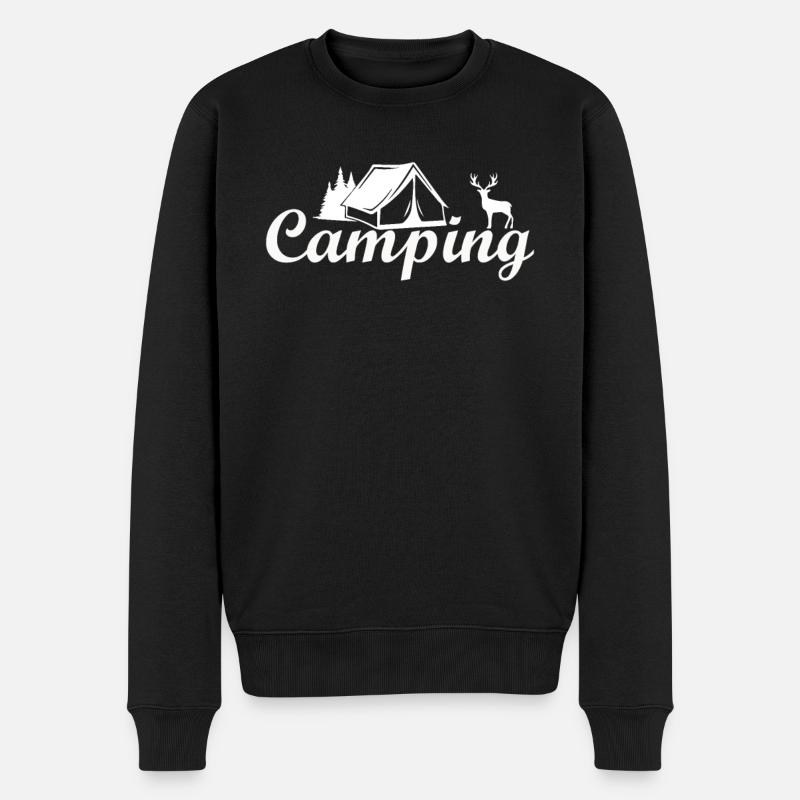 Camping - Pull Premium bio Homme - noir