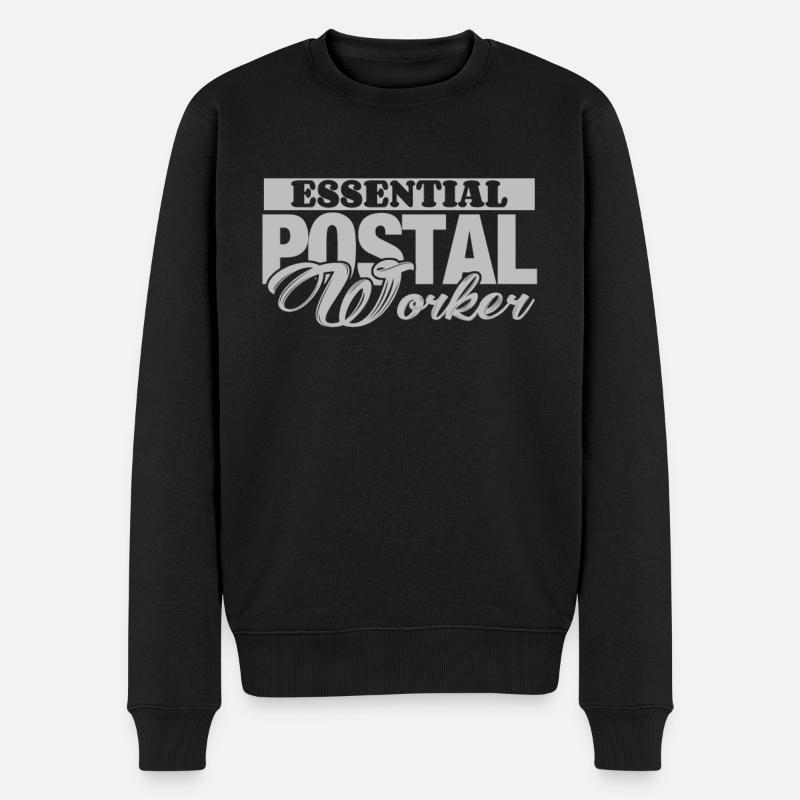Indispensable postal worker Postman - Men's Premium Organic Jumper - black