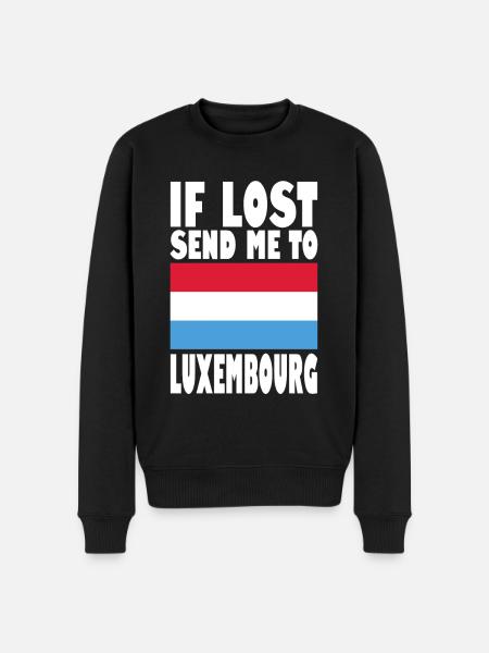 Drapeau luxembourgeois - Pull Premium bio Homme - noir