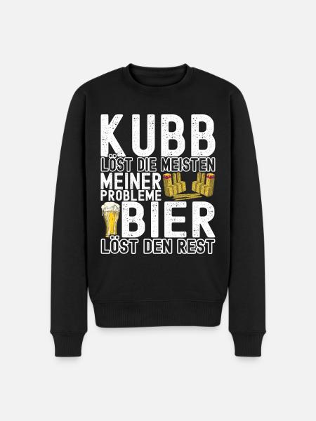 Kubb Wikinger Schach - Männer Premium Bio Pullover - Schwarz