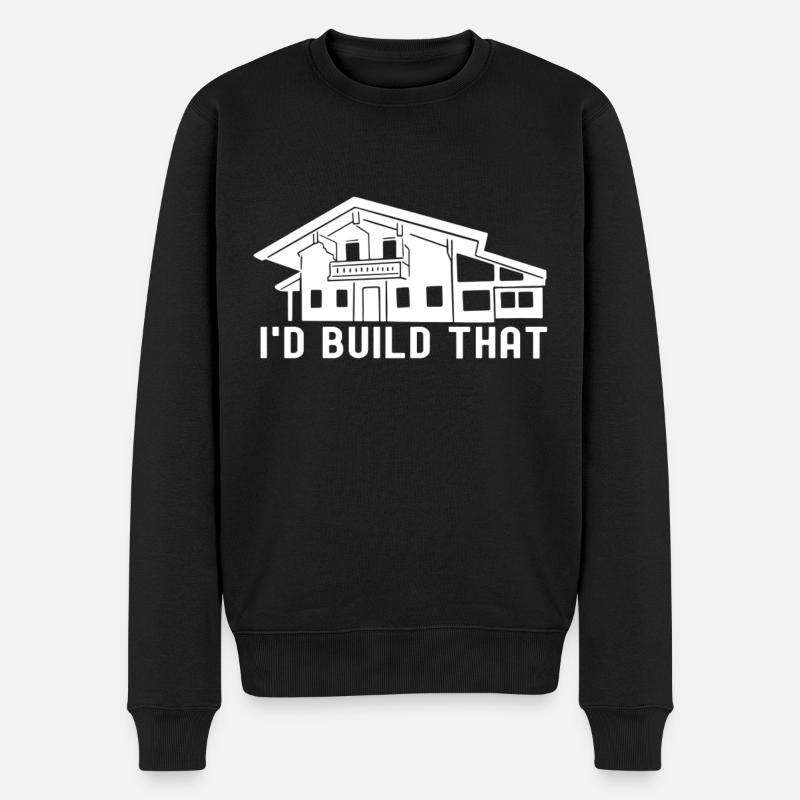 Architecture d’architecte - Pull Premium bio Homme - noir