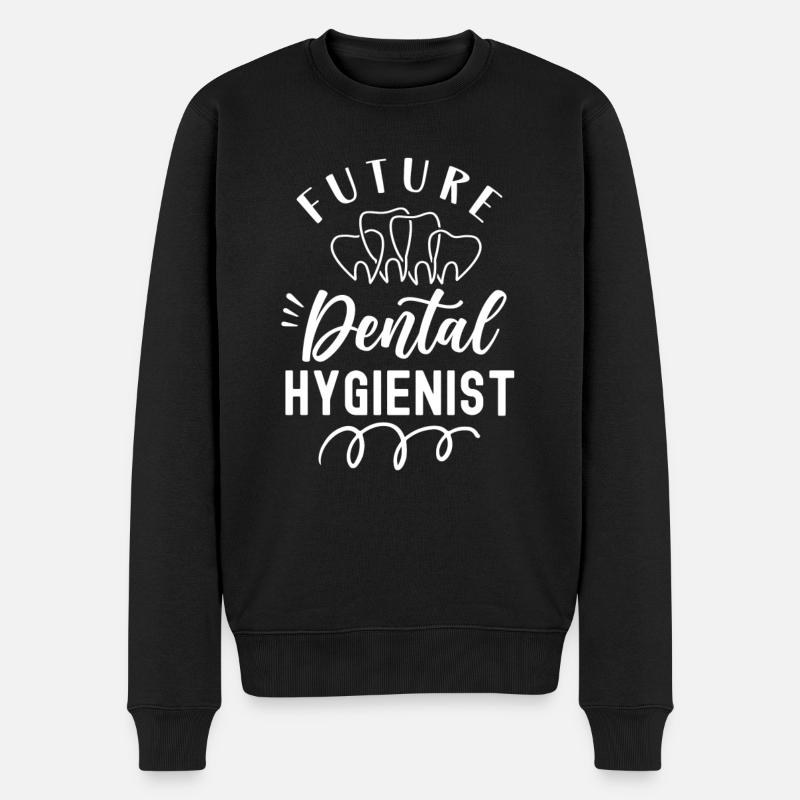 Future équipe d’hygiéniste dentaire - Pull Premium bio Homme - noir