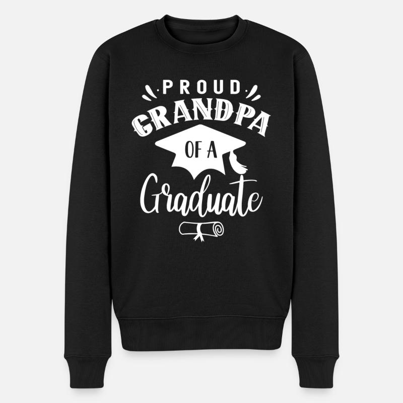 Fier grand-père d’un diplômé diplômé - Pull Premium bio Homme - noir