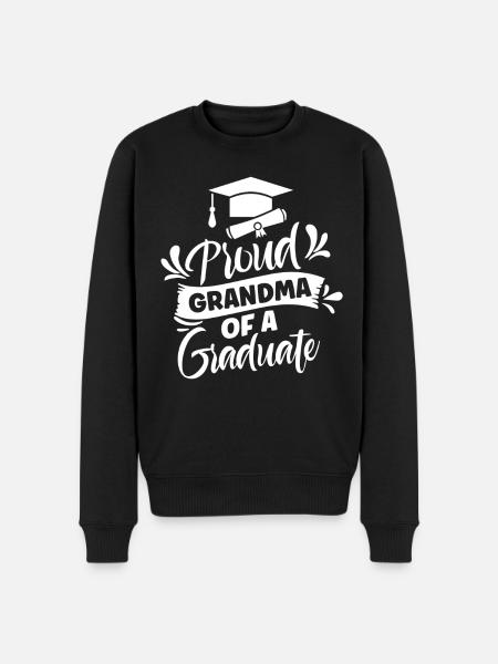 Stolt bedstemor af en kandidat kandidat - Økologisk premium-sweatshirt til mænd - sort