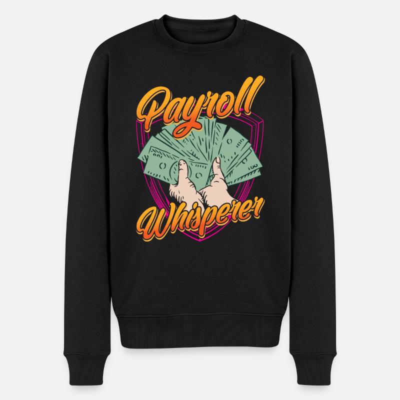 Payroll Whisperer Ressources humaines RH - Pull Premium bio Homme - noir