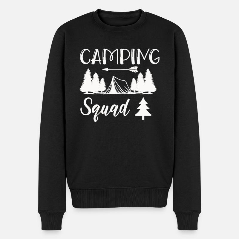 Camping Kader Wandershirt - Pull Premium bio Homme - noir