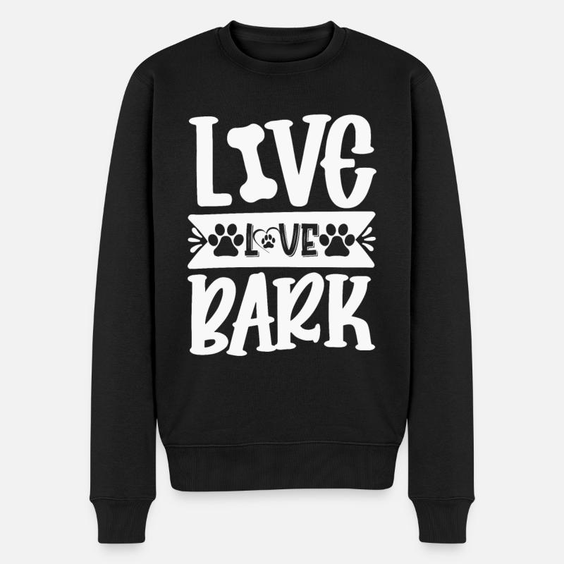 Vie Amour Aboiements - Pull Premium bio Homme - noir