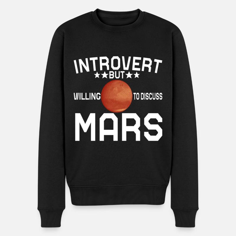 Planète Mars - Pull Premium bio Homme - noir