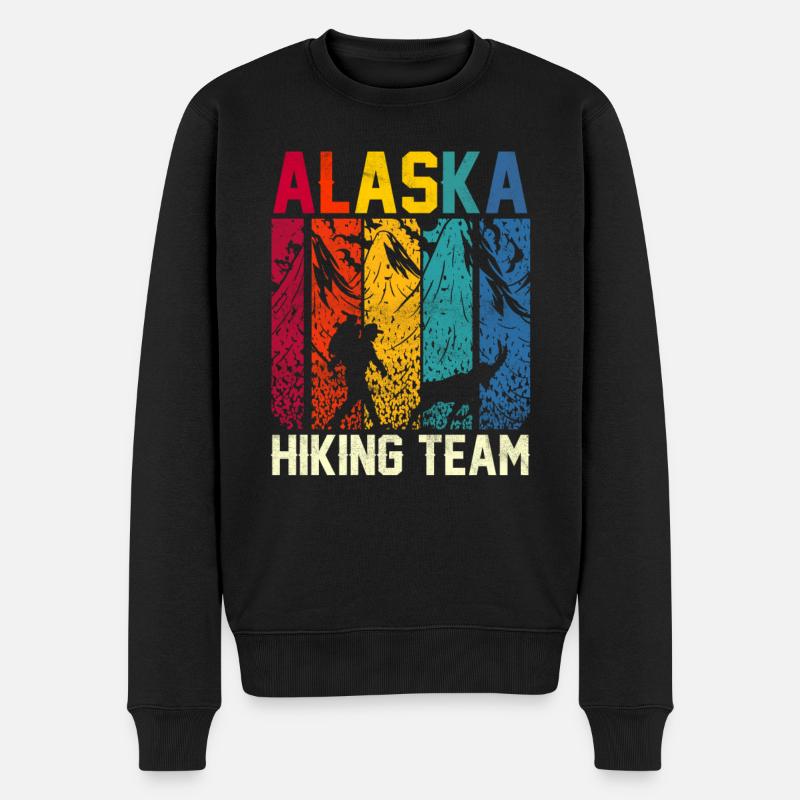 Alaska Hiking Team Randonneurs - Pull Premium bio Homme - noir