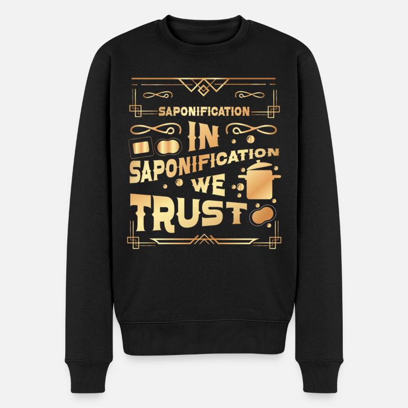 Fabrication de savon - Pull Premium bio Homme - noir