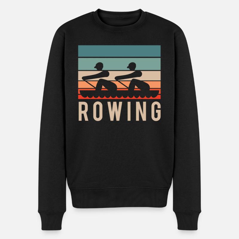 Aviron Aviron Bateau Aviron Aviron - Pull Premium bio Homme - noir