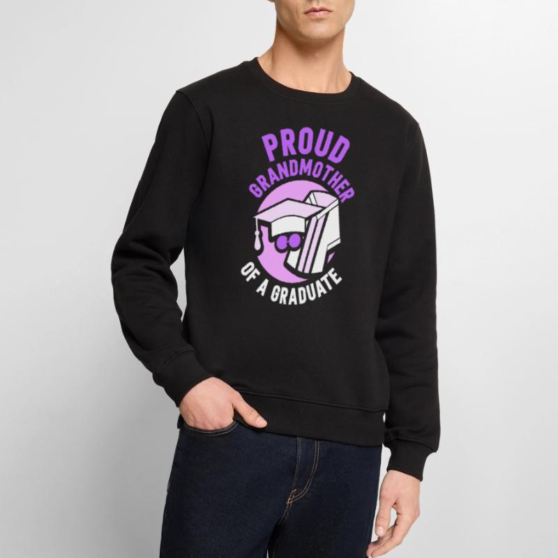 Stolze Großmutter Eines Absolventen Absolvent Männer Premium Bio Pullover