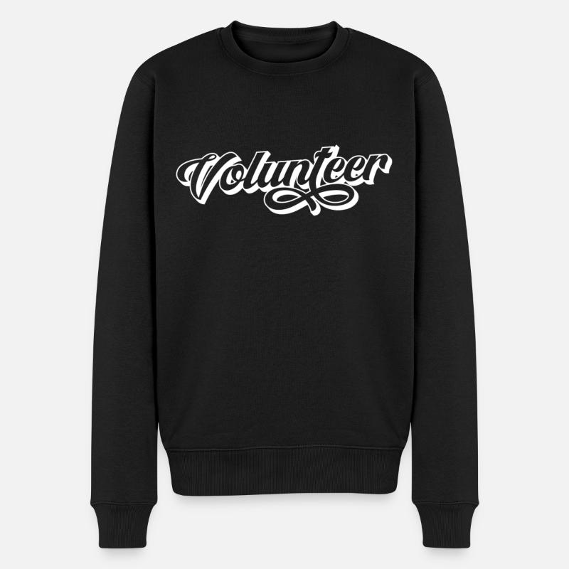 Volontariat Volontaire Volontariat - Pull Premium bio Homme - noir
