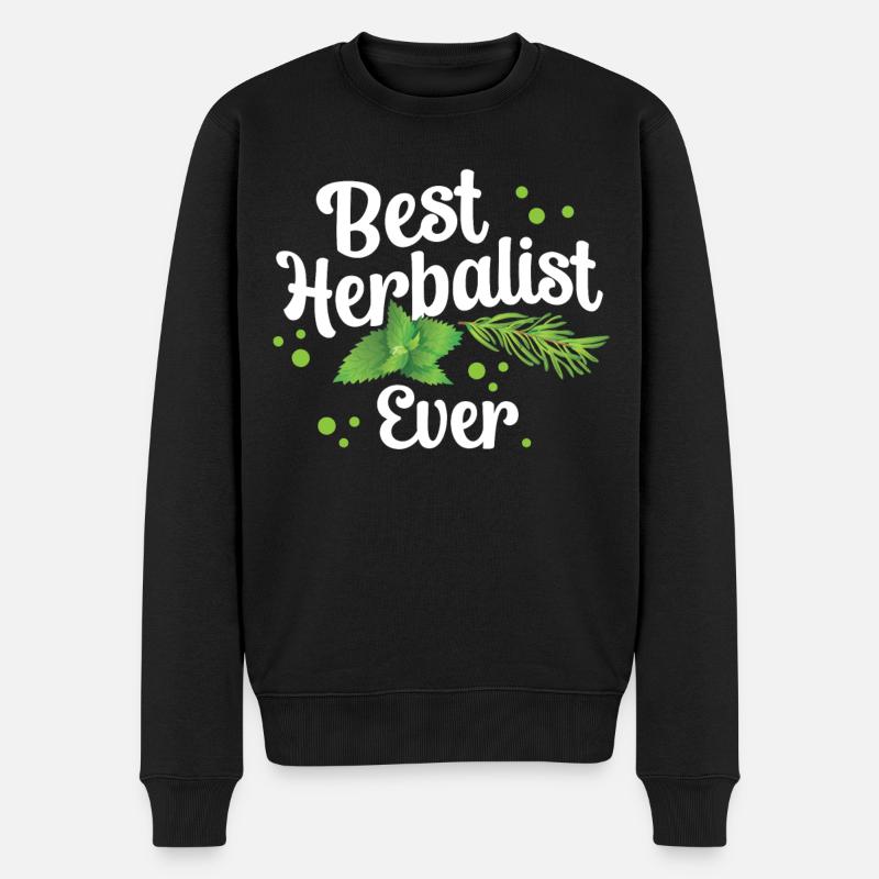 Bester Kräuterspezialist Aller Zeiten Kräuter - Männer Premium Bio Pullover - Schwarz