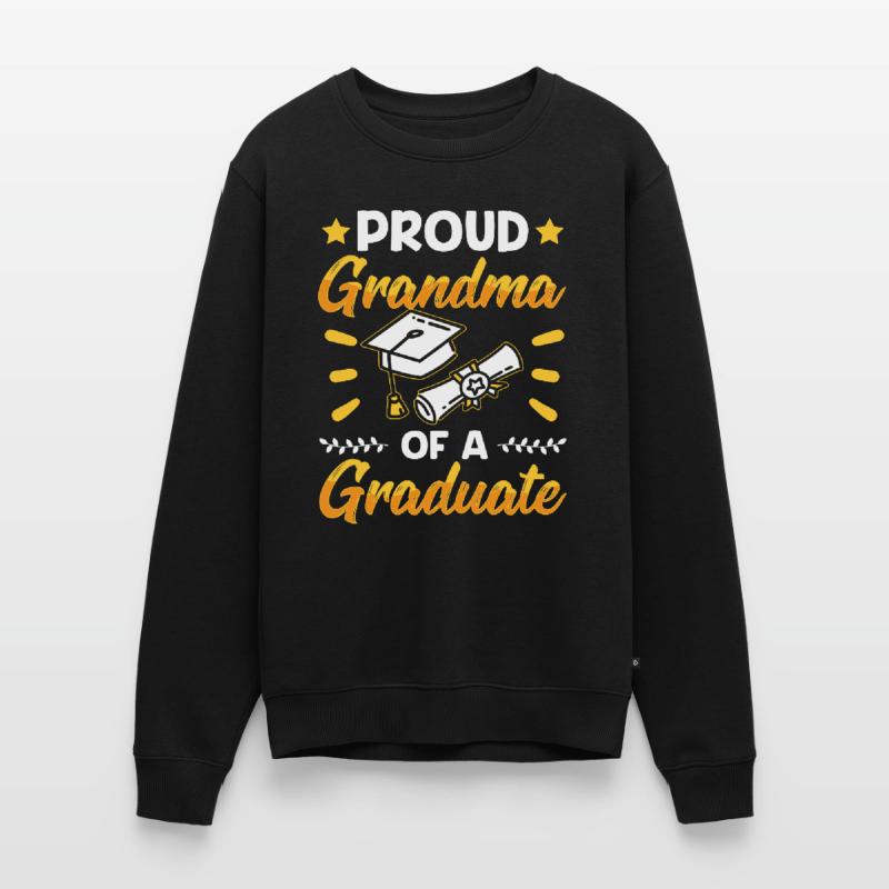 Stolze Großmutter Eines Absolventen Absolvent Männer Premium Bio Pullover