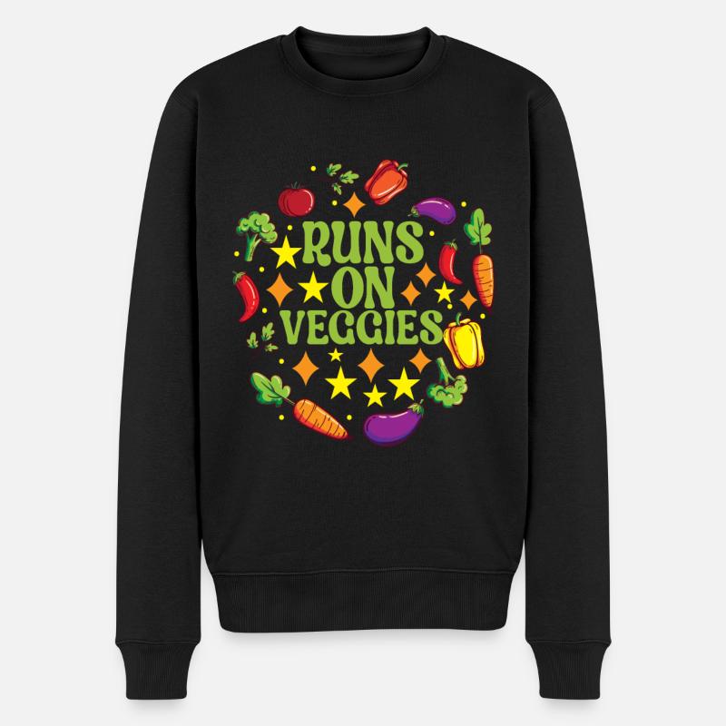 Végétariens végétaliens - Pull Premium bio Homme - noir