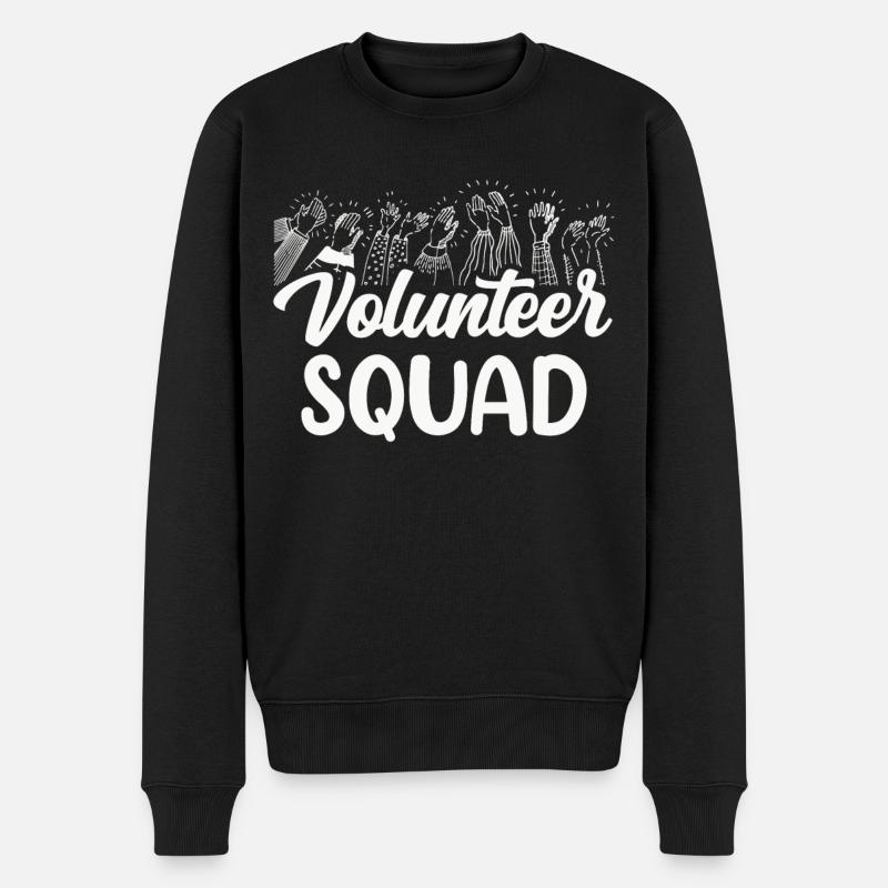 Ehrenamtliche Team Freiwilliger Beruf Freiwillig - Männer Premium Bio Pullover - Schwarz