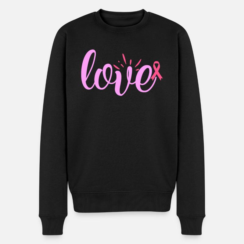 Amour - Pull Premium bio Homme - noir