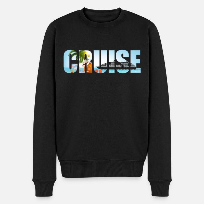 Croisière vacances croisière - Pull Premium bio Homme - noir