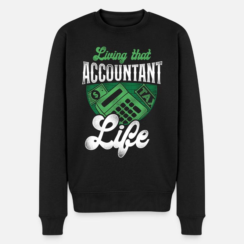 Comptable Teneur de livres Comptabilité - Pull Premium bio Homme - noir