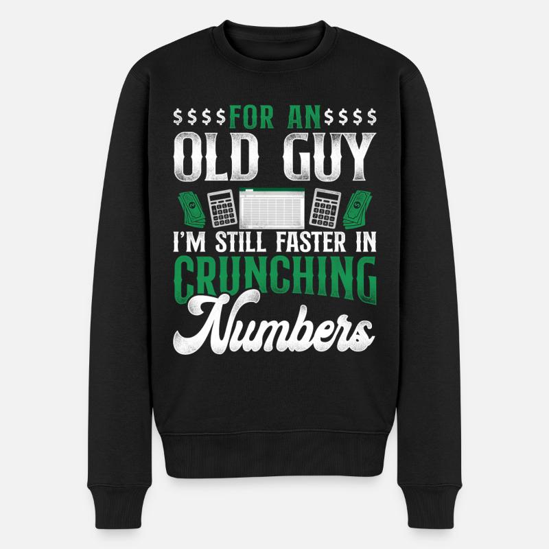 Comptable Comptable Comptable Comptabilité - Pull Premium bio Homme - noir