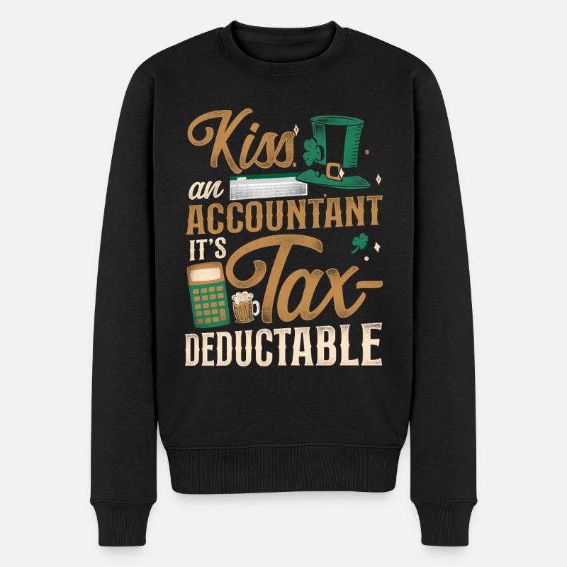 Comptable Comptable Comptable Comptabilité - Pull Premium bio Homme - noir