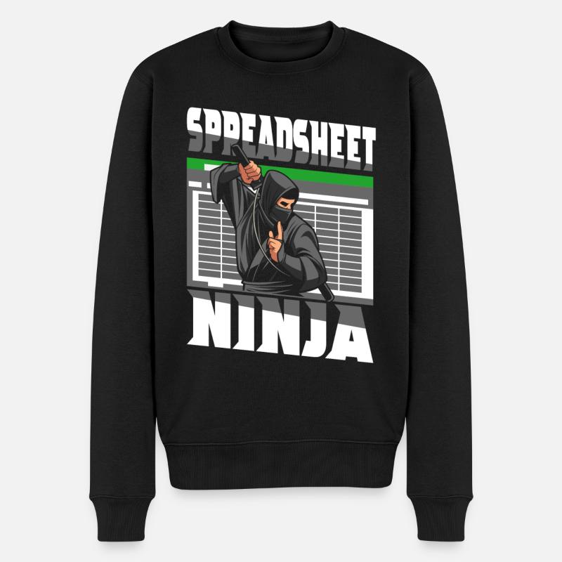 Comptable Comptable Comptable Comptabilité - Pull Premium bio Homme - noir