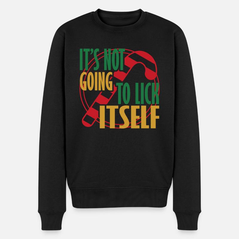 Elle ne se lèchera pas Ugly Christmas - Pull Premium bio Homme - noir