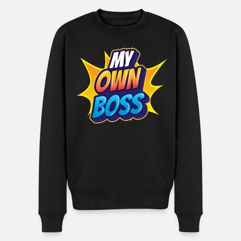 Mon propre patron Freelance freelance - Pull Premium bio Homme - noir