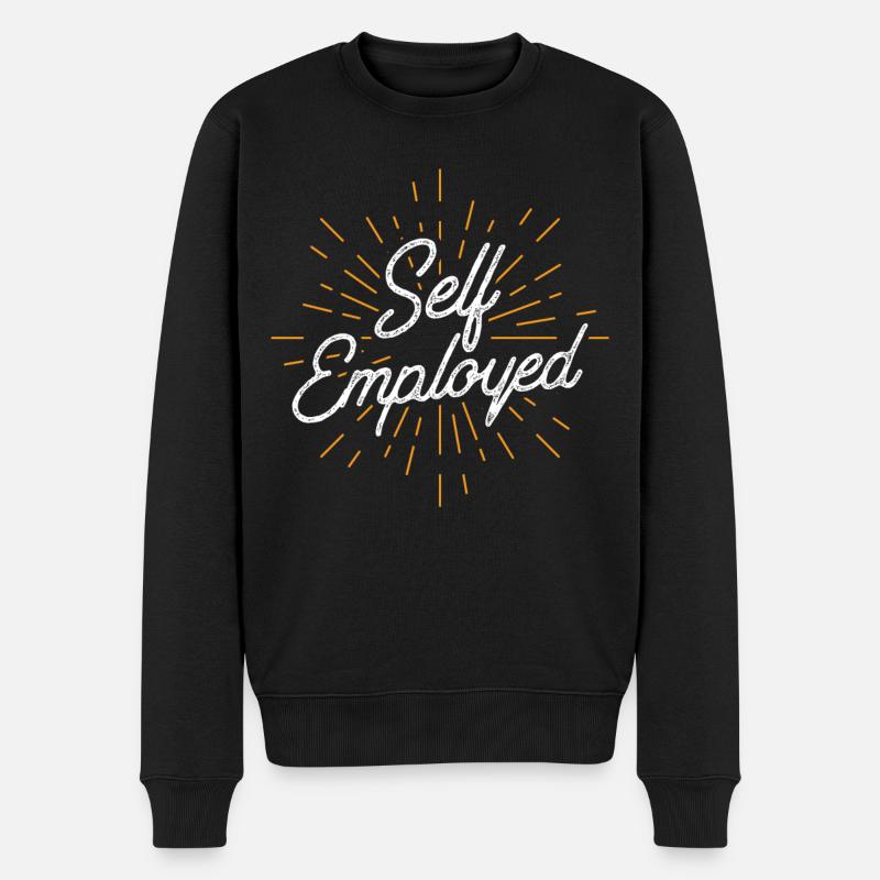 Selbstständig Freelancer Freiberufler - Männer Premium Bio Pullover - Schwarz