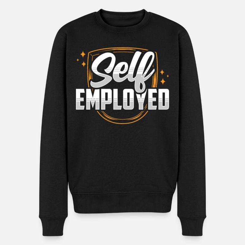 Selbstständig Freiberufler Freelancer - Männer Premium Bio Pullover - Schwarz