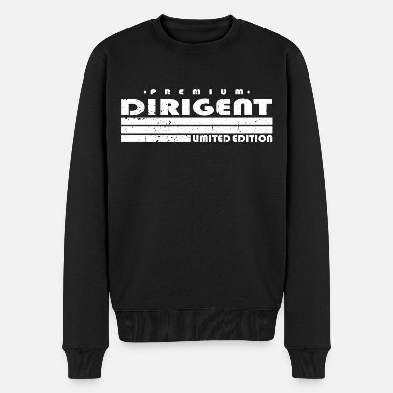 Dirigent Limited Edition Lustiges Dirigenten - Männer Premium Bio Pullover - Schwarz