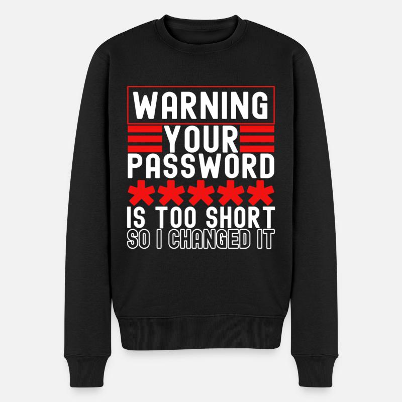 Programmierer Cyber Security - Männer Premium Bio Pullover - Schwarz