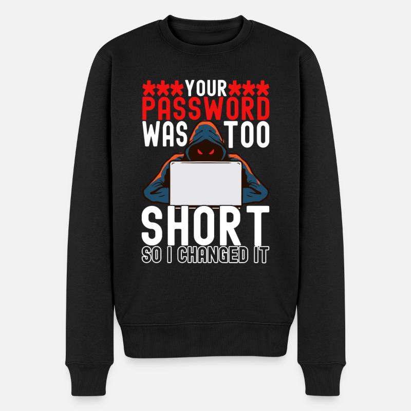 Programmer Cyber Security - Men's Premium Organic Jumper - black