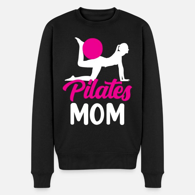 Pilates Mama Mami Mère Amante - Pull Premium bio Homme - noir