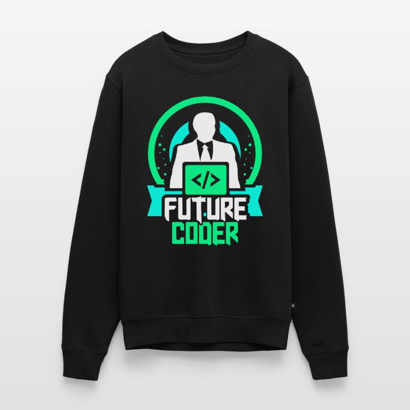 Future Coder Coding Programmer Code Men's Premium Organic Jumper